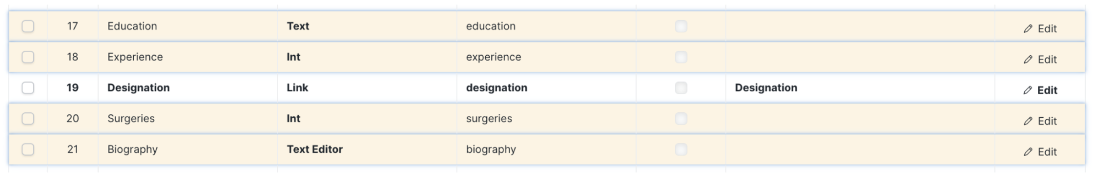 Healthcare Practitioner Custom Fields Placeholder