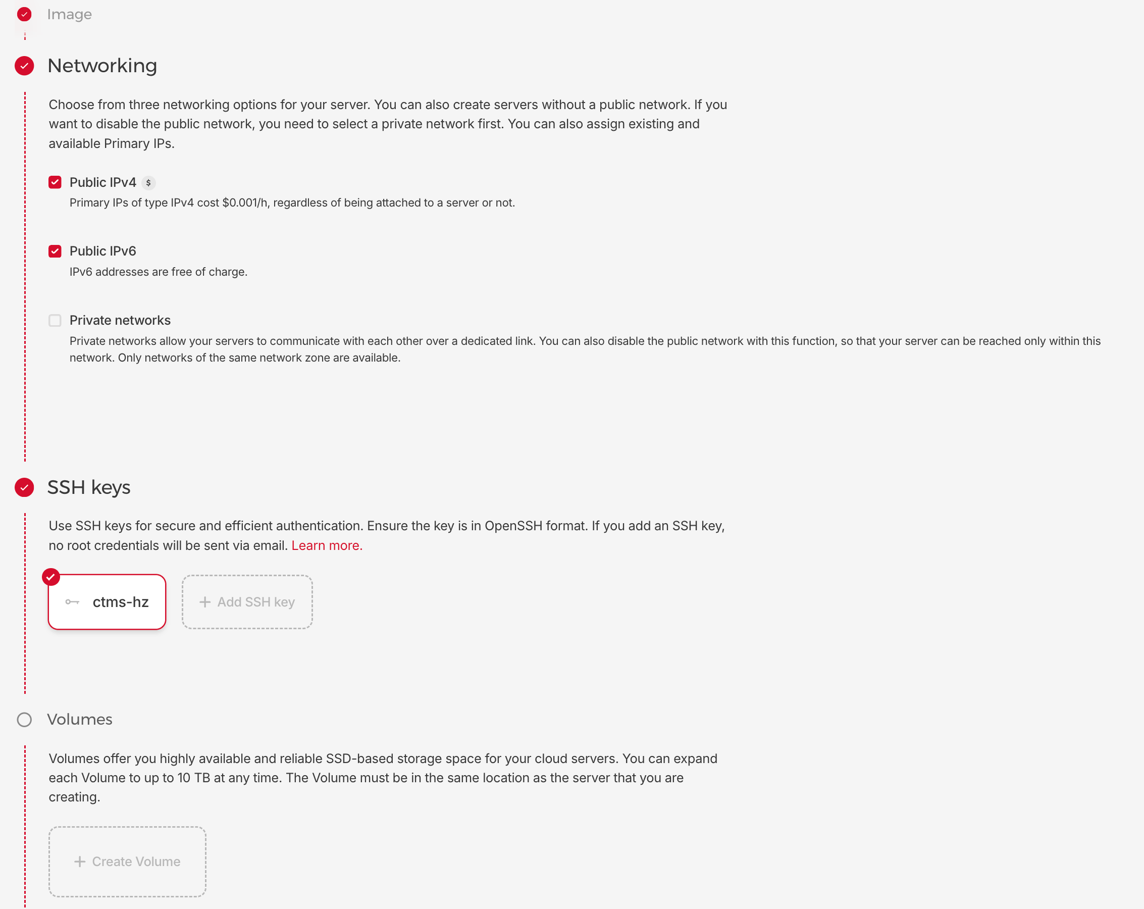 Hetzner — Networking &amp; SSH Key